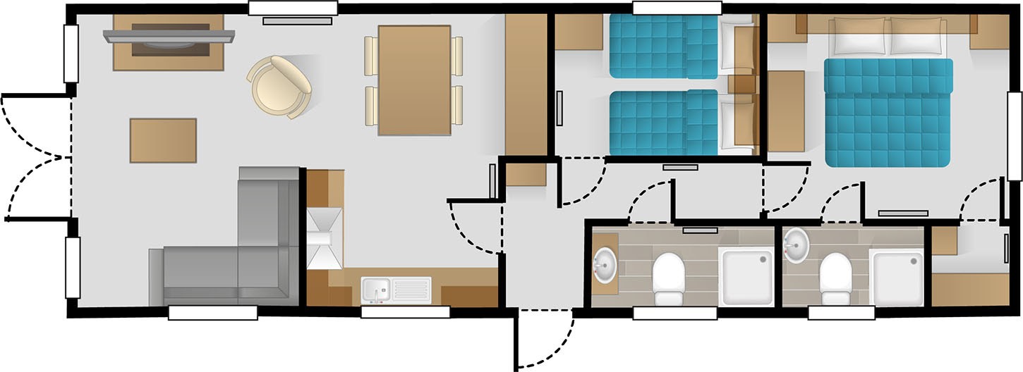 N 2025 Love Holidays 2 Bedroom Floor Plan